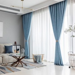 Κουρτίνα Συσκότισης Nordic, Κατασκευασμένη Κατά Παραγγελία, Για Σαλόνι, Υπνοδωμάτιο, Τυπωμένα Φύλλα