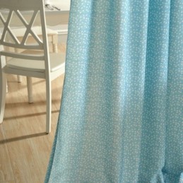 Βαμβακερή Κουρτίνα Συσκότισης Κατά Παραγγελία, Σκανδιναβική Φλοράλ Εκτύπωση Για Σαλόνι/Υπνοδωμάτιο