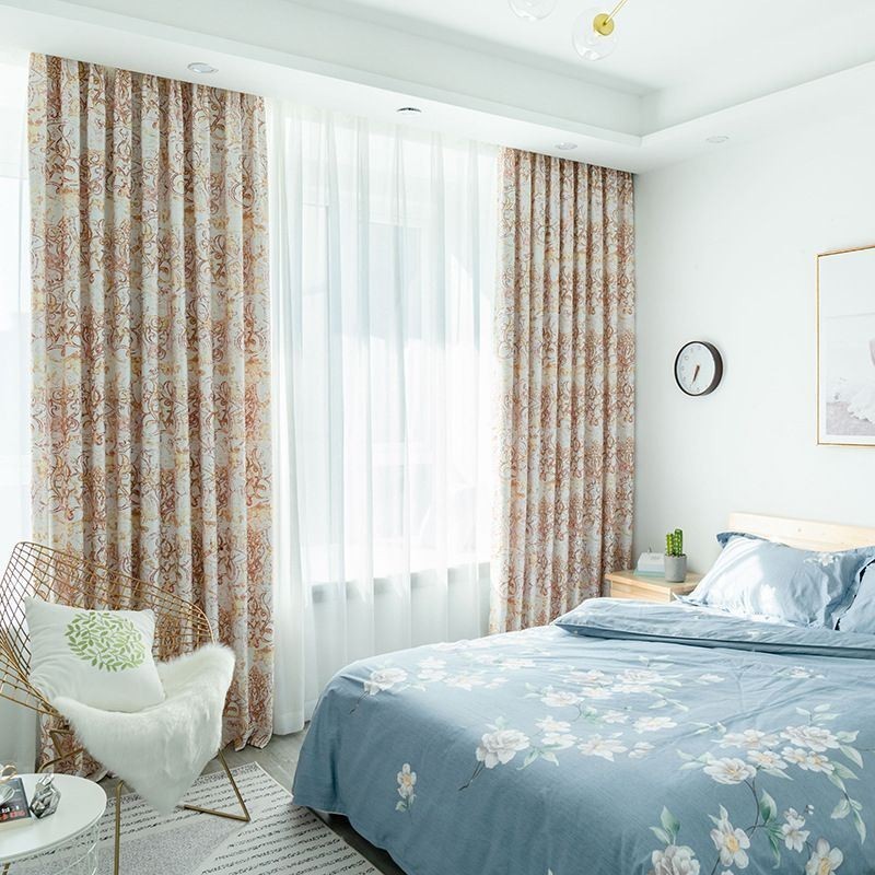 Κουρτίνες Συσκότισης Nordic Printed Για Σαλόνι/Υπνοδωμάτιο