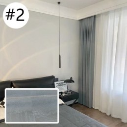 Κουρτίνα Συσκότισης Nordic, Κατασκευασμένη Κατά Παραγγελία, Υψηλής Ακρίβειας Ζακάρ Για Υπνοδωμάτιο Και Σαλόνι
