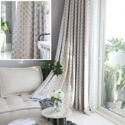 Μοντέρνα Απλή Κουρτίνα Κατά Παραγγελία Με Μοναδικό Σχέδιο Με Κορδόνια Και Εκτύπωση Blackout, Ύφασμα Για Παιδικό Δωμάτιο
