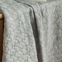 Κουρτίνα Από Τούλι Nordic Plaid, Κατασκευασμένη Κατά Παραγγελία, Με Πλέξιμο Στημονιού, Διαφανής Για Σαλόνι