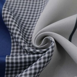 Nordic Κουρτίνα Συσκότισης Κατά Παραγγελία Με Ρίγες Και Τύπωμα Για Υπνοδωμάτιο