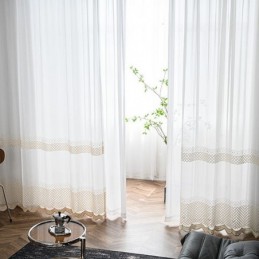Κεντημένες Κουρτίνες Voile...