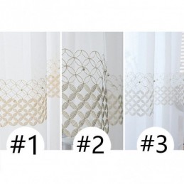 Κεντημένες Κουρτίνες Voile Nordic Sheer Για Σαλόνι/Υπνοδωμάτιο