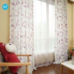 Ημι-Κουρτίνα Συσκότισης Κατά Παραγγελία Με Σχέδιο Ψαριών Για Παιδικό Δωμάτιο