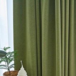 Πολυτελείς Γεωμετρικές Κουρτίνες Μοντέρνα Ανάγλυφη Συσκότιση Για Υπνοδωμάτιο