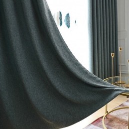 Μονόχρωμες Κουρτίνες Συσκότισης Παραθύρων Για Σαλόνι, Υπνοδωμάτιο, Μοντέρνες Κουρτίνες Περιποίησης