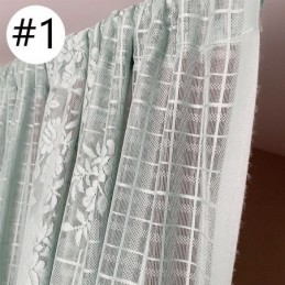 Κομψές Διαφανείς Κουρτίνες Voile, Διακοσμητικές Κουρτίνες Παραθύρων Για Σαλόνι, Υπνοδωμάτιο
