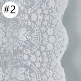 Λευκές Δαντελένιες Κουρτίνες Διαφανείς Για Σαλόνι